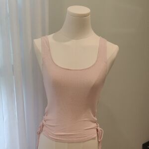 Women's Pink Sleeveless Top